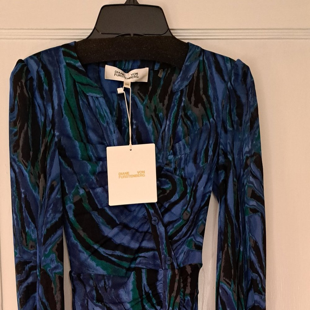 NEW Diane Von Furstenberg Designer Dress XXS - Picture 2 of 4